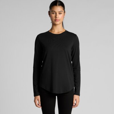Wo's Maple Curve L/S Tee Thumbnail